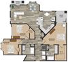 Three bedroom floor plan